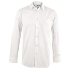Mens Long Sleeve Haiden Shirt - White