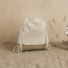 Okiyo Bijin Jute & Cotton Drawstring Bag