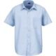BAS-2102-BU_1024X1024 Mens Short Sleeve Washington Shirt - Blue
