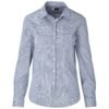 Ladies Long Sleeve Kenton Shirt - Light Blue