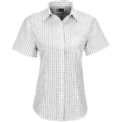 BAS-3420-W_1024X1024 Ladies Short Sleeve Aston Shirt - White