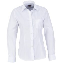 BAS-3425-WLB_1024X1024 Ladies Long Sleeve Huntington Shirt - White Light Blue