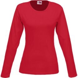 BAS-7750-R_1024X1024 Ladies Long Sleeve Portland T-Shirt