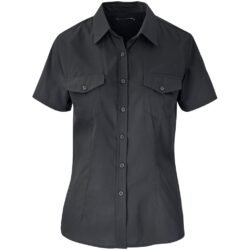 BAS-7757-GY_1024X1024 Ladies Short Sleeve Kensington Shirt