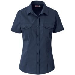 BAS-7757-N_1024X1024 Ladies Short Sleeve Kensington Shirt