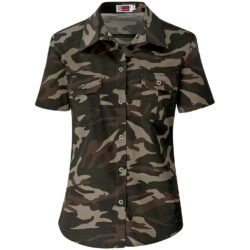 BAS-7761-CAM_1024X1024 Ladies Short Sleeve Wildstone Shirt - Camouflage