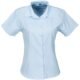 BAS-7771-LB_1024X1024 Ladies Short Sleeve Milano Shirt - Light Blue