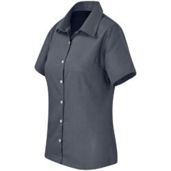 BAS-808-GY-GHSI_1024X1024 Ladies Short Sleeve Aspen Shirt
