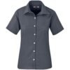 BAS-808-GY_1024X1024 Ladies Short Sleeve Aspen Shirt
