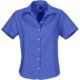 BAS-808-NB_1024X1024 Ladies Short Sleeve Aspen Shirt - New Blue
