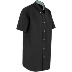 BAS-809-BL-GHSI_1024X1024 Mens Short Sleeve Aspen Shirt