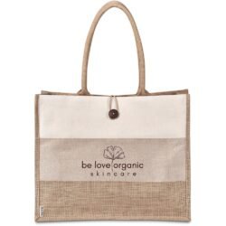 Okiyo Fukei Jute & Cotton Tote