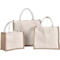 Okiyo Chinsai Maxi Jute & Cotton Tote