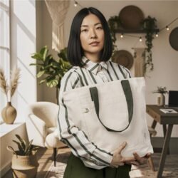 Okiyo Tansu Recycled Canvas Conference Tote