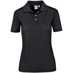 BIZ-3603-BL-GHFR_1024X1024 Ladies Icon Golf Shirt - Black
