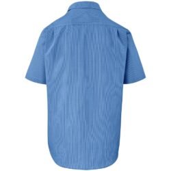 BIZ-3631-BU-GHBK_1024X1024 Mens Short Sleeve Micro Check Shirt