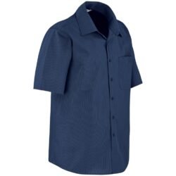 BIZ-3631-N-GHSI_1024X1024 Mens Short Sleeve Micro Check Shirt