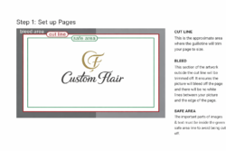 Bleeding Lines rules A4 Landscape/Portrait Hardcover Photobook (24 pages)