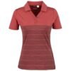 CB-9905-R_1024X1024 Ladies Streak Golf Shirt - Red