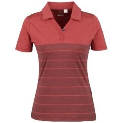 CB-9905-R_1024X1024 Ladies Streak Golf Shirt - Red