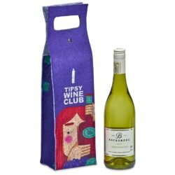 CC-HP-28-G-07_1024X1024 Hoppla Velto RPET Felt Single Wine Bottle Carrier