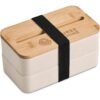 Okiyo Dura Wheat Straw & Bamboo Lunch Box Set