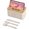 Okiyo Dura Wheat Straw & Bamboo Lunch Box Set