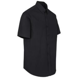 Mens Short Sleeve Brushed Cotton Twill Moderna Shirt
