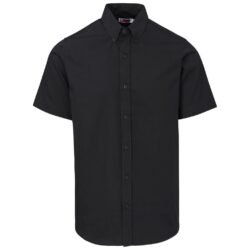 Mens Short Sleeve Brushed Cotton Twill Moderna Shirt