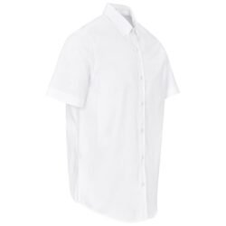 Mens Short Sleeve Brushed Cotton Twill Moderna Shirt