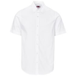 Mens Short Sleeve Brushed Cotton Twill Moderna Shirt
