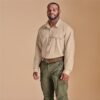 Mens Long Sleeve Mawenzi Twill Shirt