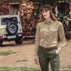 Ladies Long Sleeve Mawenzi Twill Shirt