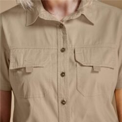 Ladies Short Sleeve Mawenzi Twill Shirt