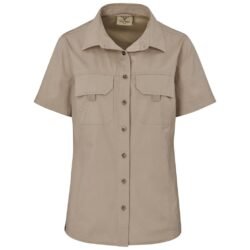 Ladies Short Sleeve Mawenzi Twill Shirt