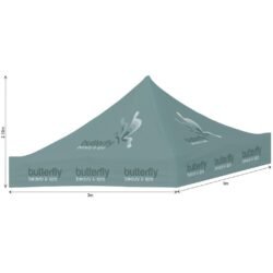DEFAULT_1024X1024-1769 Ovation Sublimated Gazebo 3m X 3m - Roof (Excludes Hardware)