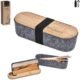 Okiyo Byoga Recycled PET Felt & Bamboo Stationery Case