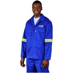 DEFAULT_1024X1024-2937 Site Premium Polycotton Jacket - Reflective Arms - Yellow Tape