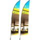 Legend 2m Arcfin Flying Banner (Set of 2)