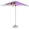 Sublimated Parasol Single Round Pole 2 x 2m
