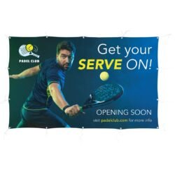 Sublimated Display Fabric Banner 2.45m x 1.5m