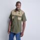 DEFAULT_1024X1024-626 Mens Short Sleeve Serengeti 2-Tone Bush Shirt