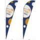 Legend 4m Sublimated Sharkfin Flying Banner Skin - Set Of 2 (Excludes Hardware)