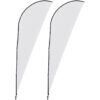 DISPLAY-7004-NO-LOGO_1024X1024 Legend 4m Sharkfin Flying Banner (Set of 2)