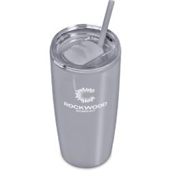 Altitude Daytona Plastic 2-in-1 Double-Wall Tumbler & Straw - 600ml