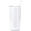 Altitude Daytona Plastic 2-in-1 Double-Wall Tumbler & Straw - 600ml