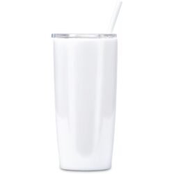 Altitude Daytona Plastic 2-in-1 Double-Wall Tumbler & Straw - 600ml