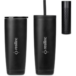 Alex Varga Aurelian Stainless Steel 2-in-1 Vacuum Tumbler & Straw