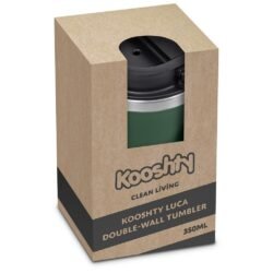 Kooshty Luca Stainless Steel & Plastic Double-Wall Tumbler – 350ml