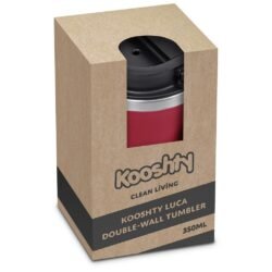 Kooshty Luca Stainless Steel & Plastic Double-Wall Tumbler – 350ml
